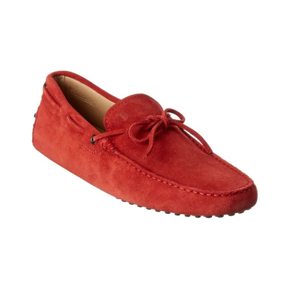 Tods Gommino Suede Driver, Orange